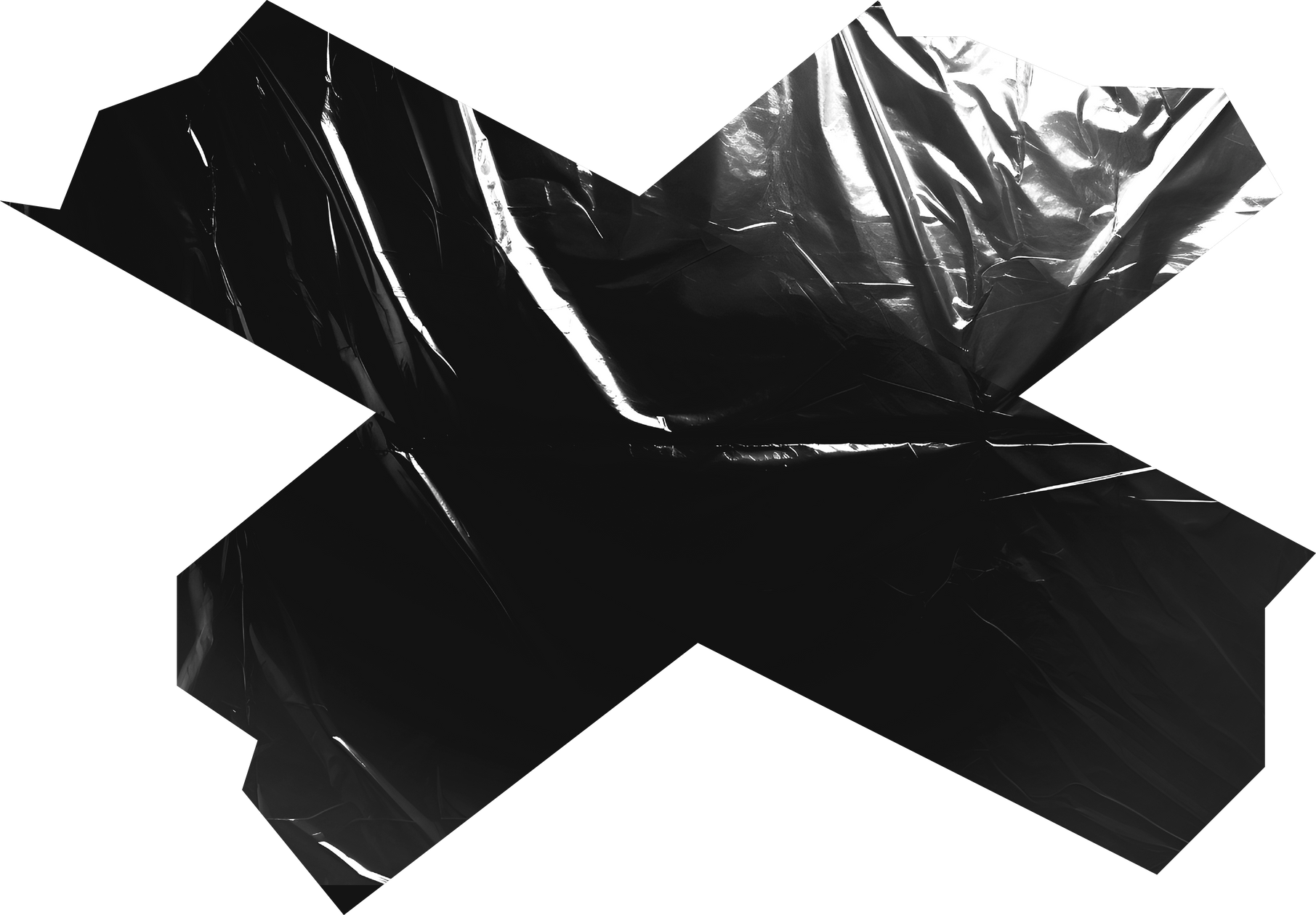 Black Duct Tape Sticker